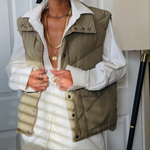 Load image into Gallery viewer, Oat puffer vest

